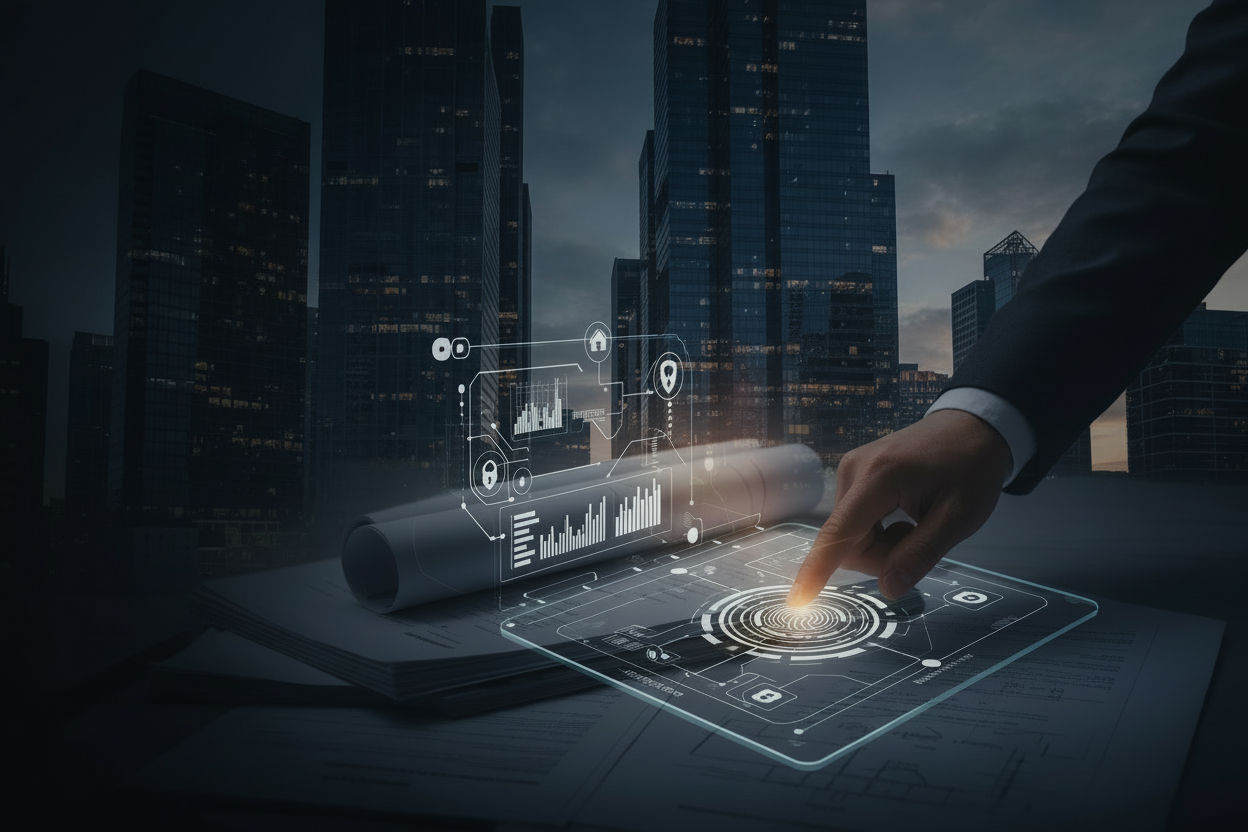 Registration of real estate transactions image dark overlay